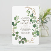 Viering van de Waterverf van de levenscyclus Folia Kaart (Staand voorkant)