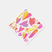 Viering van de Waterverf van de liefde Servet (Hoek)