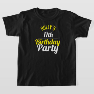 Viering van een 11e verjaardag T-Shirt