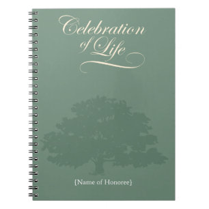 Viering van een notebook met 'Eak Tree Memories' Notitieboek