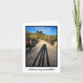 Viering van Friendship-Shadow Friends Blank Kaart (Voorkant)