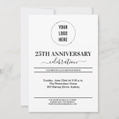 VIERING VAN HET 25E JUBILEUM KAART (Voorkant)