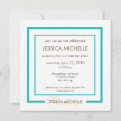 viering van het afstuderen kaart (Achterkant)