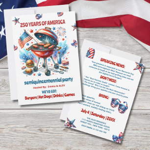 Viering van het Amerikaanse semi-quince-eeuwfeest Kaart