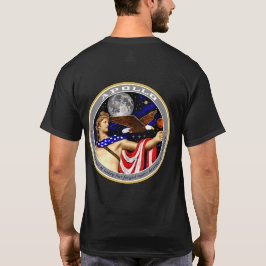 Viering van het Apolloprogramma T-shirt (Achterkant)