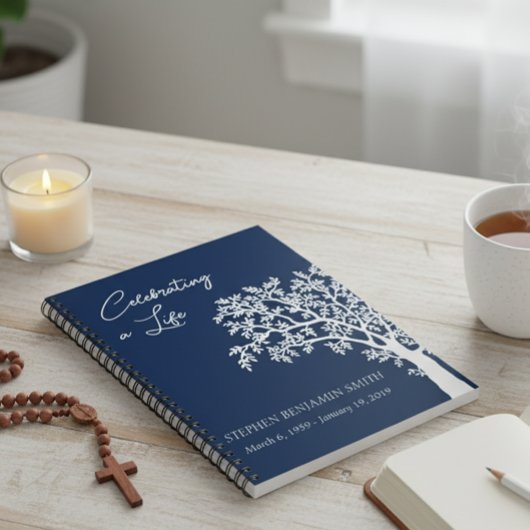 Viering van het boek Life White Tree Guest Notitieboek