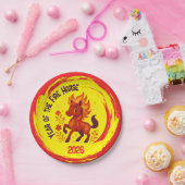 Viering van het Chinees Nieuwjaar Papieren Bordje (Feest)