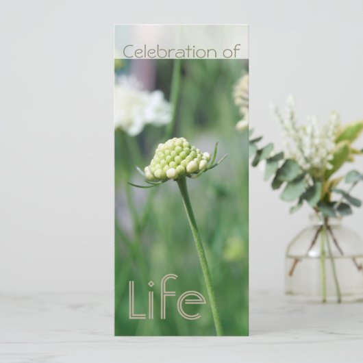 Viering van het Florale landschap Life 2 Kaart (Staand voorkant)