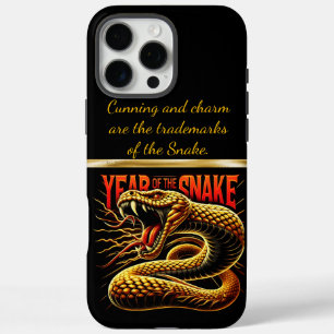 Viering van het jaar van de slang in 2025 iPhone 16 pro max hoesje
