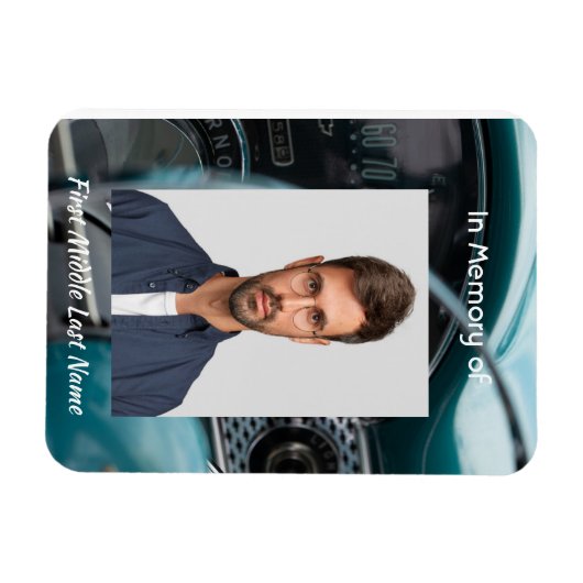 Viering van het leven Antiek auto's auto's Magneet (Horizontaal)