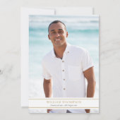 Viering van het leven Begrafenis Bourgondië Foto Kaart (Achterkant)