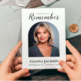 Viering van het leven begrafenis herdenking kaart