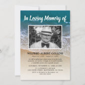 Viering van het leven | Begrafenis strand oceaan Kaart (Voorkant)