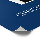 Viering van het leven begrafenisfoto poster (Hoek)