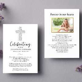 Viering van het leven, Botanisch Kruis, Begrafenis Kaart