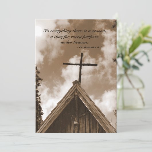 Viering van het leven, de ecclesiastes van het cit kaart