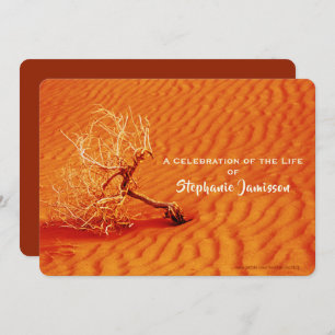 Viering van het leven, eenzame boom in de Fiery Re Kaart