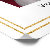 Viering van het leven Floral Woman begrafenis Poster (Hoek)