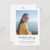 Viering van het leven Foto begrafenis Kaart (Voorkant / Achterkant)