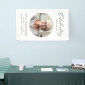 Viering van het leven Foto begrafenisdienst Spandoek (Beurs)