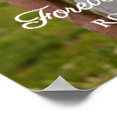 Viering van het Leven Foto Downloadbare Uitvaart Poster (Hoek)