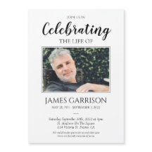 Viering van het leven Foto Memorial Magnet