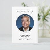 Viering van het leven Foto Memorial Prayer Kaart (Staand voorkant)