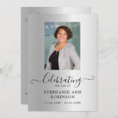 Viering van het Leven Foto Orde van de Dienst Programma (Voorkant / Achterkant)