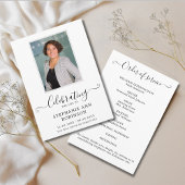 Viering van het Leven Foto Orde van de Dienst Programma