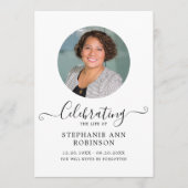 Viering van het Leven Foto Orde van de Dienst Programma (Voorkant)