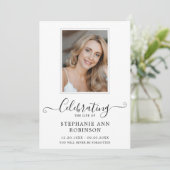 Viering van het Leven Foto Orde van de Dienst Programma (Staand voorkant)