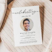 Viering van het leven Foto viering van het leven Kaart