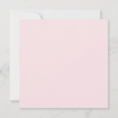 Viering van het leven Funeral Pink White Rose Flor Kaart (Achterkant)