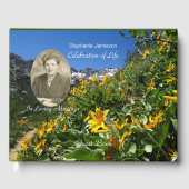 Viering van het Leven Gastenboek met Foto, Naam (Voorkant)