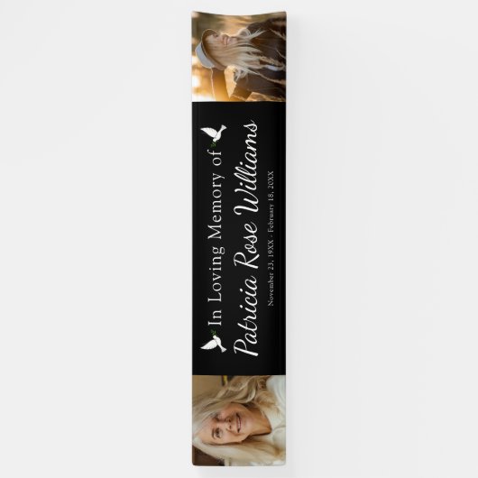 Viering van het leven | Geheugenfoto in het bezit Spandoek (Verticaal)