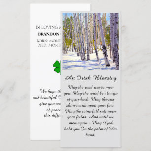 Viering van het leven Irish Blessing Sympathy Card