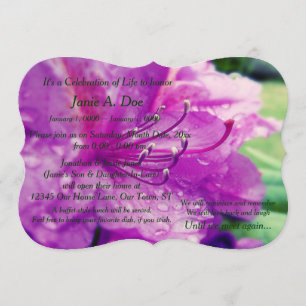 Viering van het leven kaart