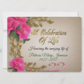 Viering van het leven kaart (Voorkant)