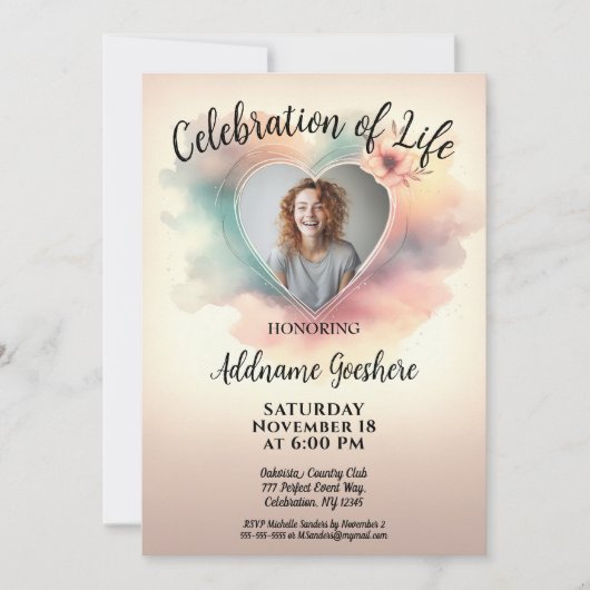 Viering van het leven - Kalm Zee Kaart (Voorkant)