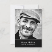 Viering van het Leven met Foto 1 Aangepaste Uitnod Kaart (Voorkant)