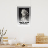 Viering van het leven met fotofunerary dienst poster (Keuken)