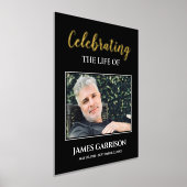 Viering van het leven met fotogedenkteken folie afdrukken (Laagn)