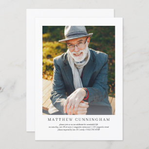 Viering van het leven Moderne Eenvoudige elegant Kaart