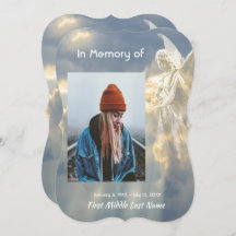 Viering van het leven Nodig Angel Sky Clouds