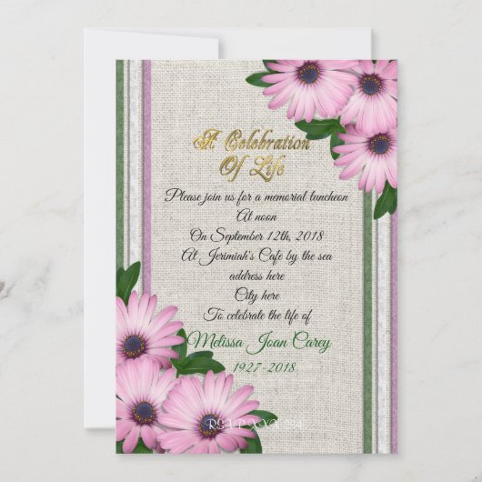 Viering van het leven Nogmaals de dag van de uitno Kaart (Voorkant)