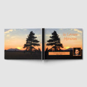 Viering van het leven Tranquil Sunset Custom Photo Gastenboek (Volledig)