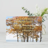 Viering van het leven - Uitnodiging (Staand voorkant)