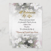 Viering van het leven Uitnodiging baby's adem (Voorkant / Achterkant)