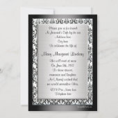 Viering van het leven Uitnodiging magnolia (Achterkant)