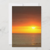 Viering van het leven Uitnodiging zonsondergang (Achterkant)